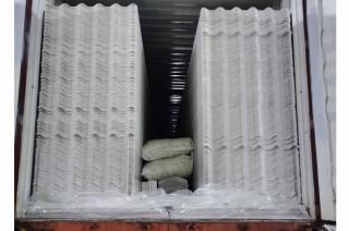 white color pvc hollow roof sheet